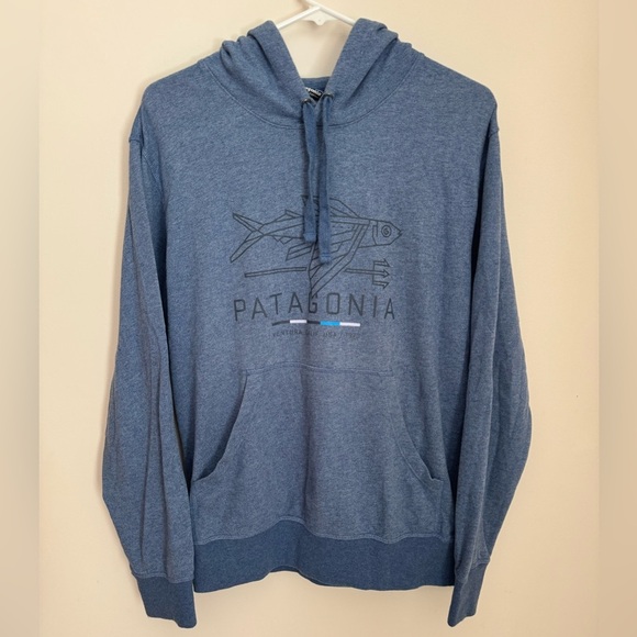 Patagonia Other - Patagonia Geodesic Flying Fish Lightweight Hoodie Men’s XS Sweatshirt Outdoors